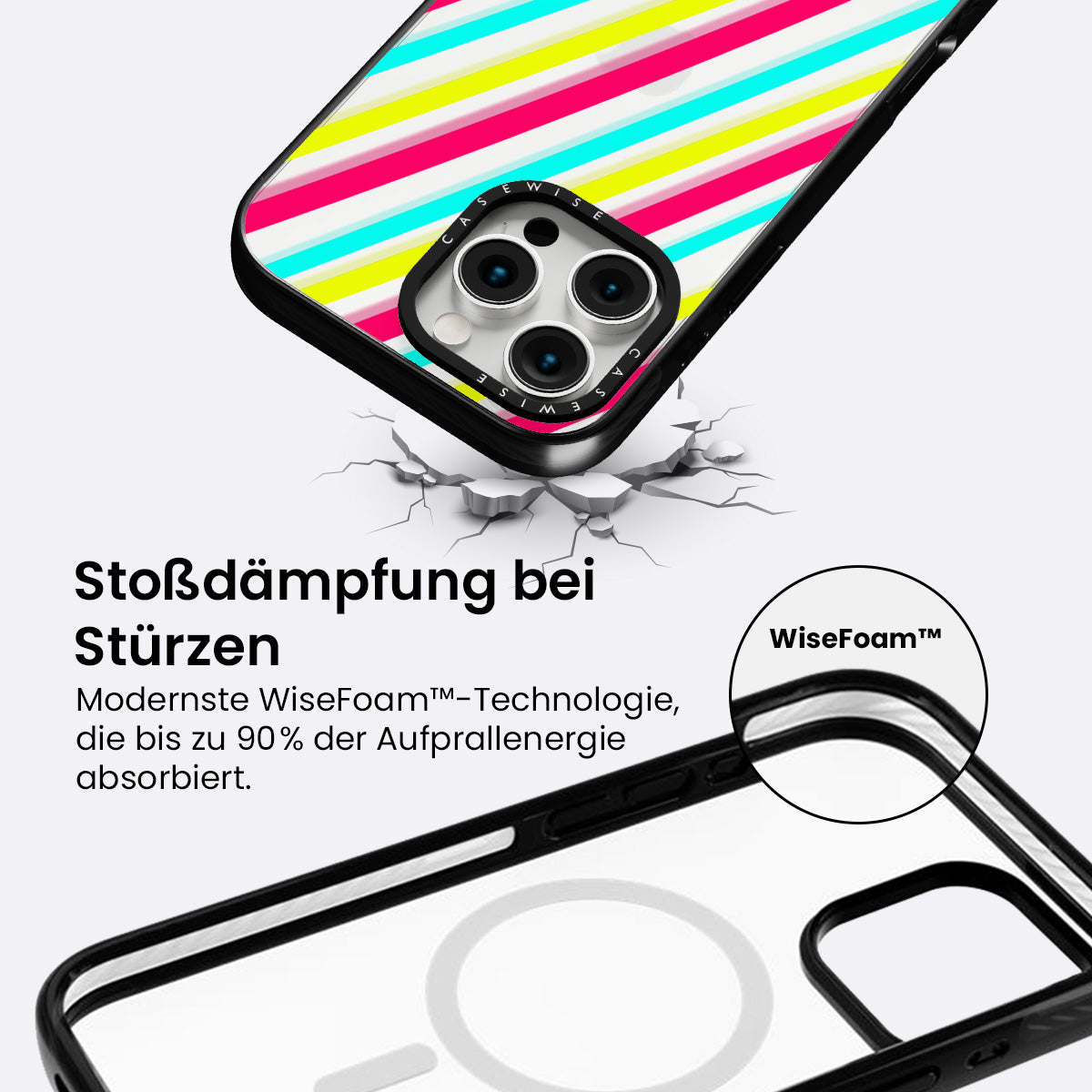 Bunte Streifen - Hülle