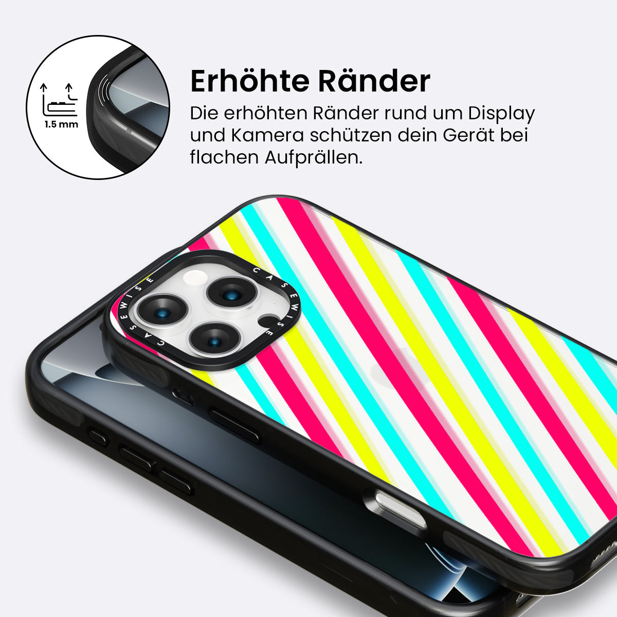 Bunte Streifen - Hülle