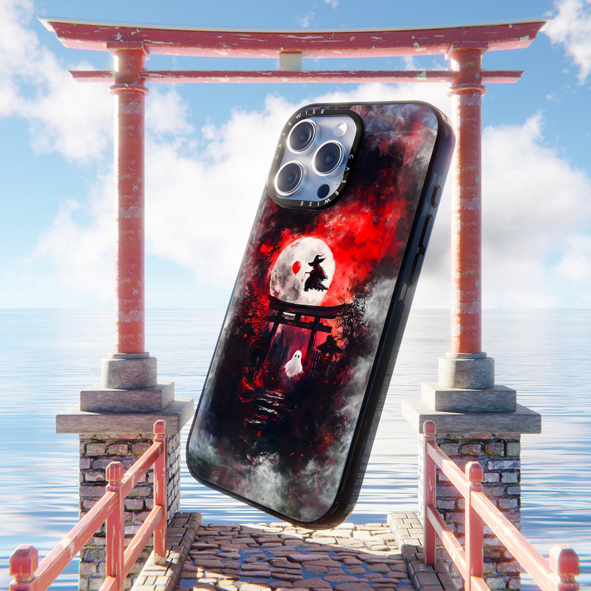 Hexen- und Geister -Torii -Tor - Hülle