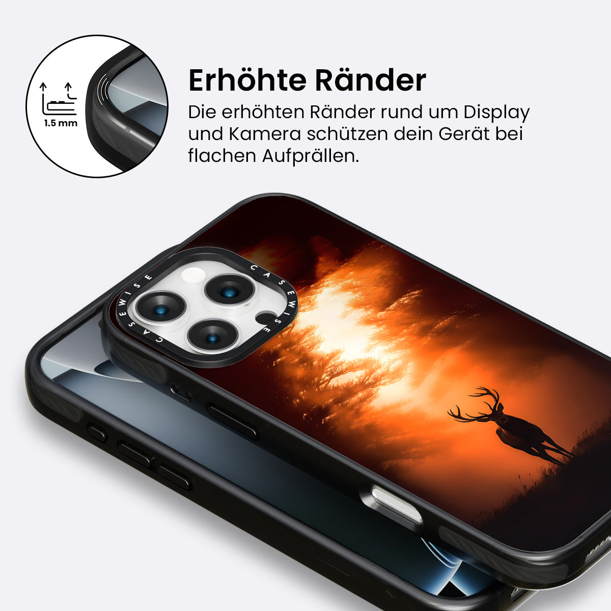 Lieber Hirsch Dark Forest Orange - Hülle