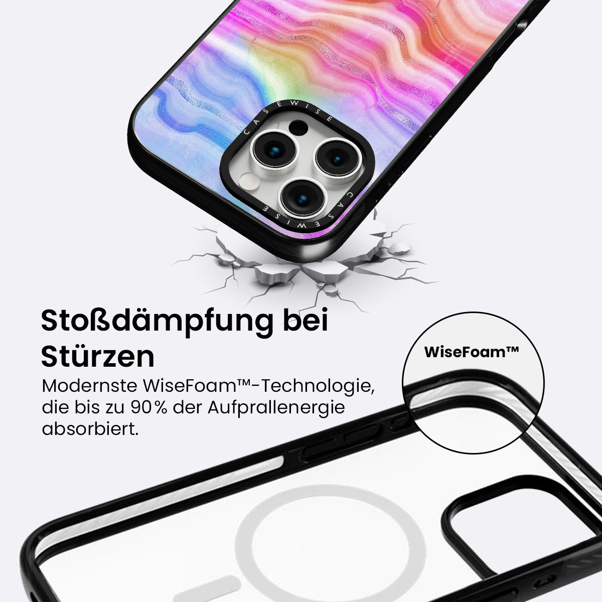 Neon -Achat -Textur 03 - Hülle