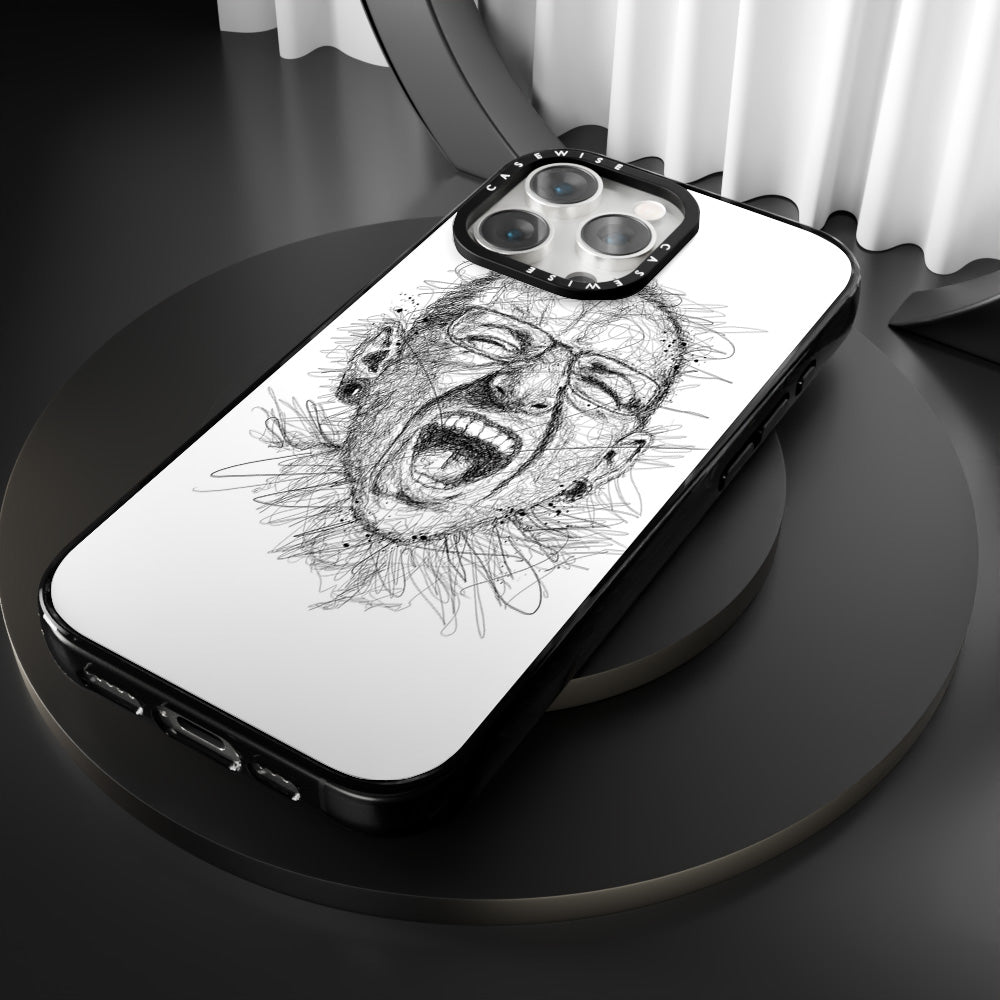 Digital Scribble Art Design, inspiriert von Chester Bennington - Hülle