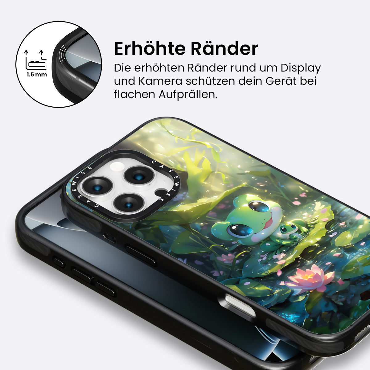 Süßer Froschfamilie Anime - Hülle