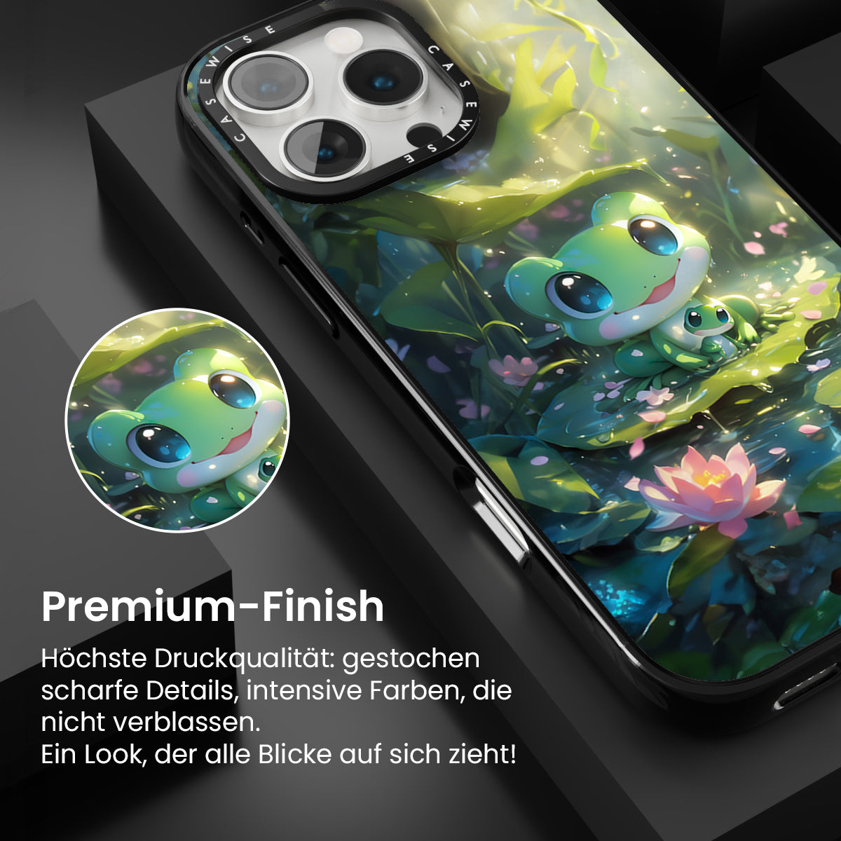 Süßer Froschfamilie Anime - Hülle