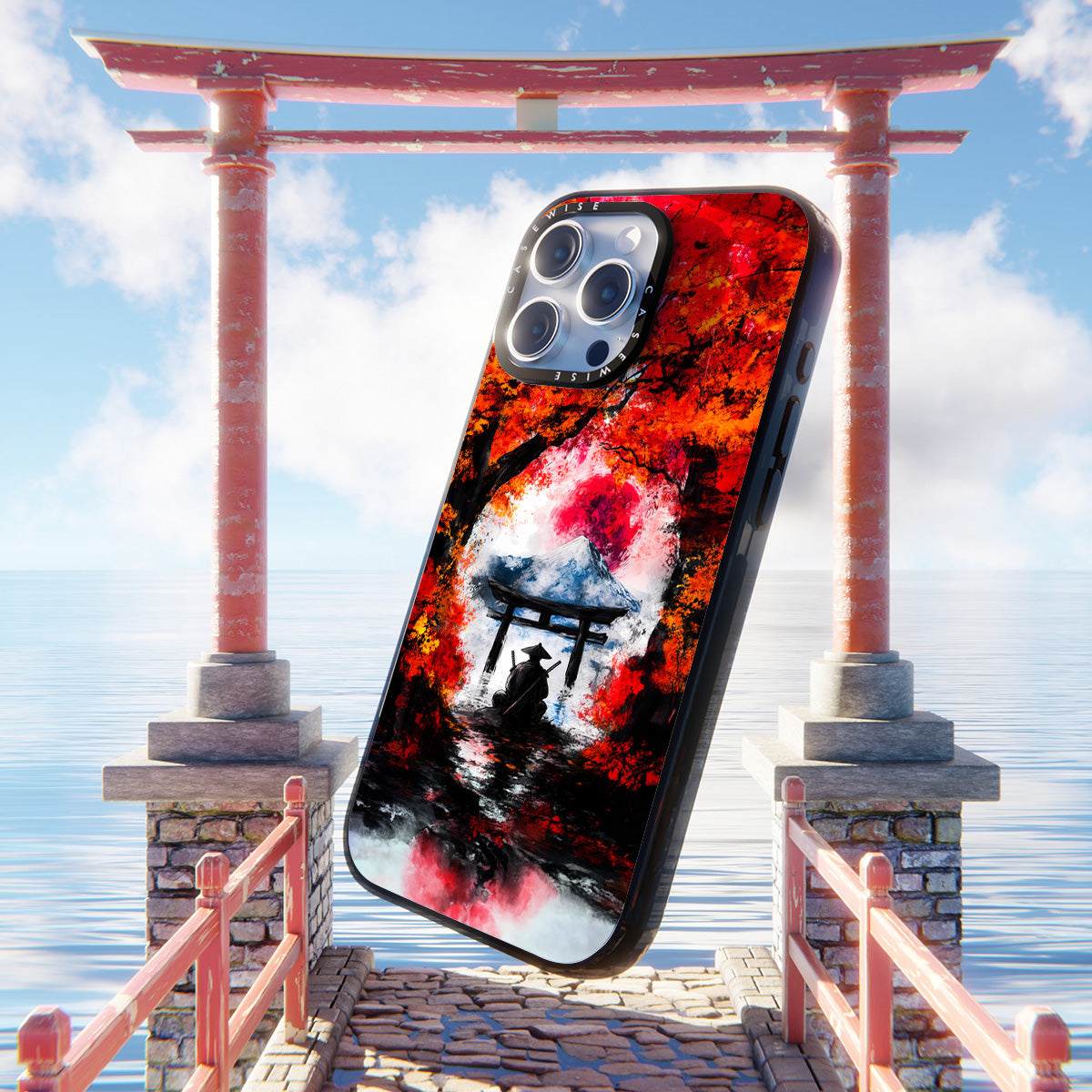 Spiritueller Torii -Tor Samurai - Hülle