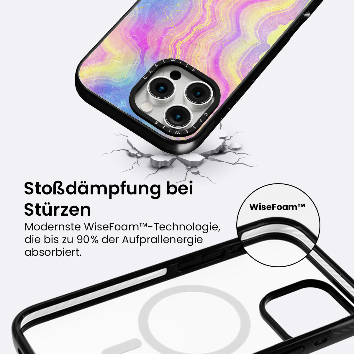 Neon -Achat -Textur 08 - Hülle