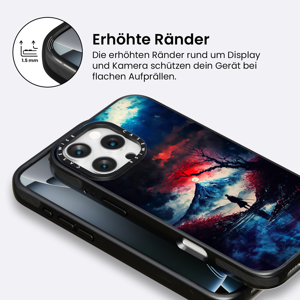 Japanischer nebliger Berg - Hülle