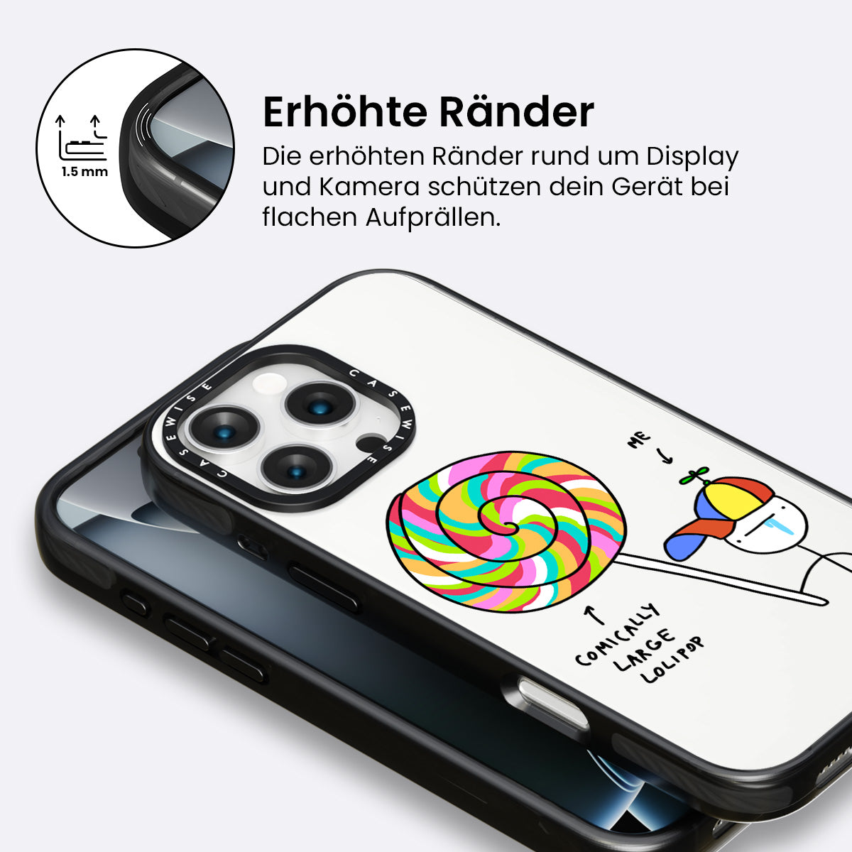 Komischer großer Lutscher - Hülle