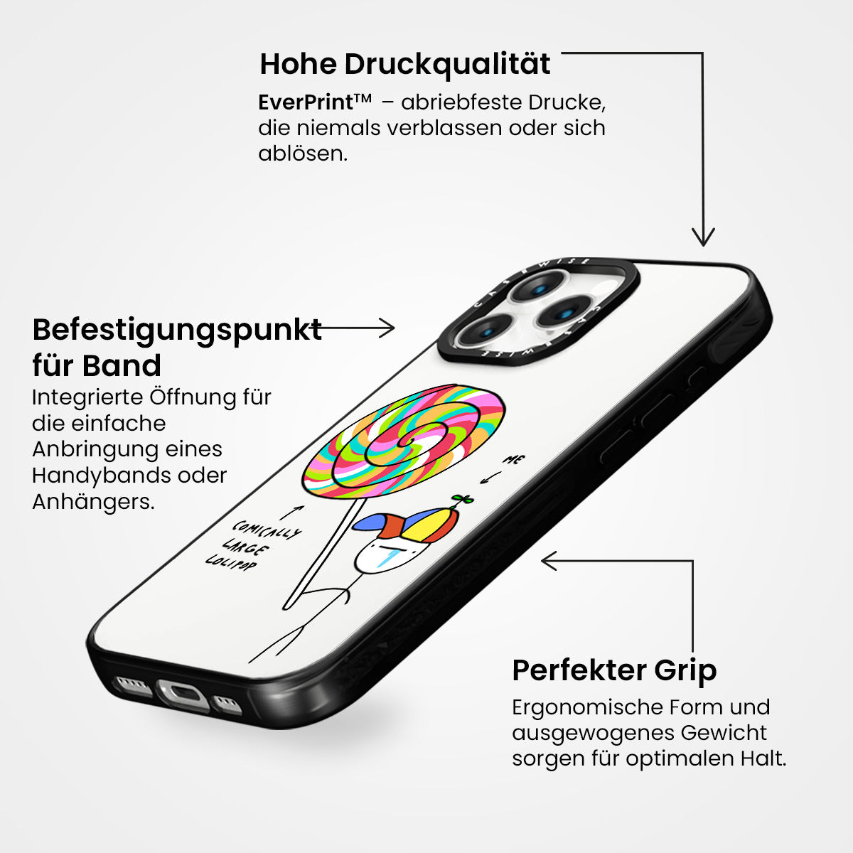 Komischer großer Lutscher - Hülle