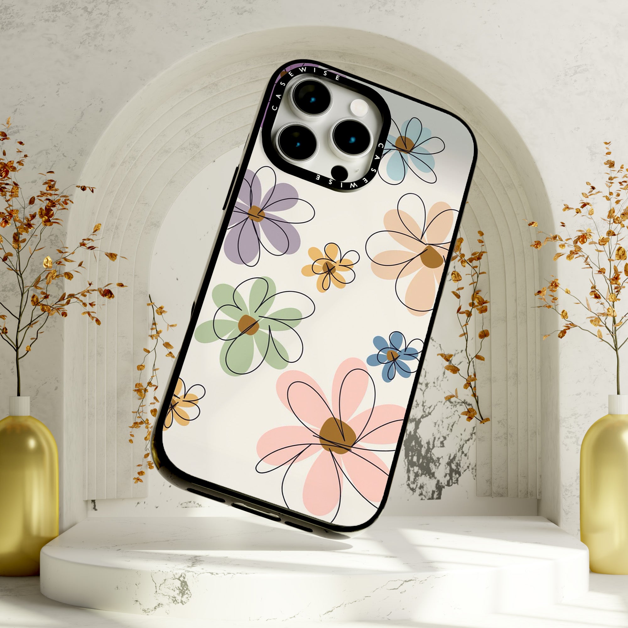 Minimalistische Blüten - Hülle