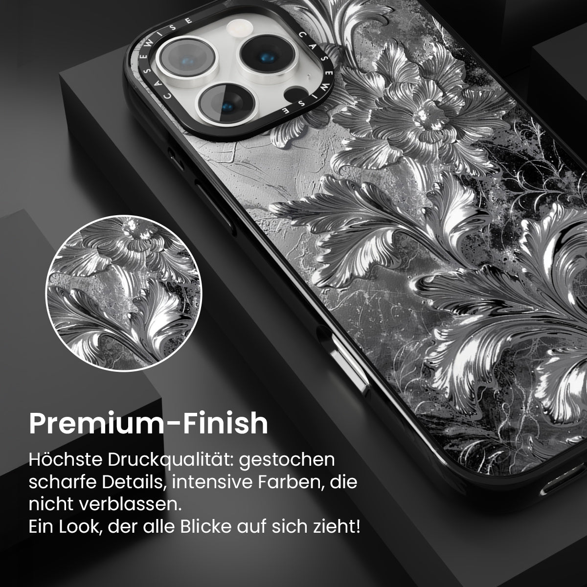 Flüssige Silberblüten - Hülle
