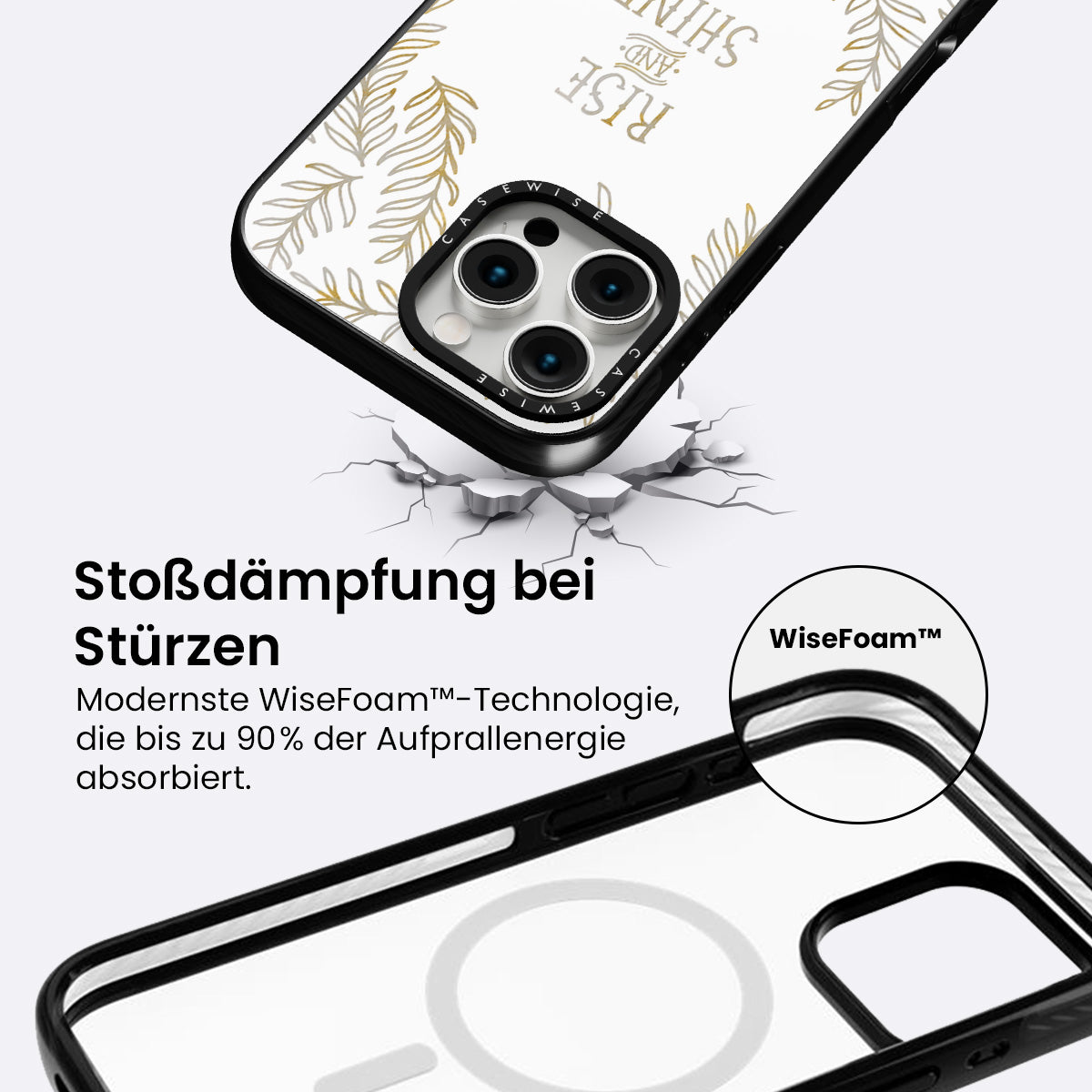 Grafikaufstieg & Shine |Gold & Marmor - Hülle