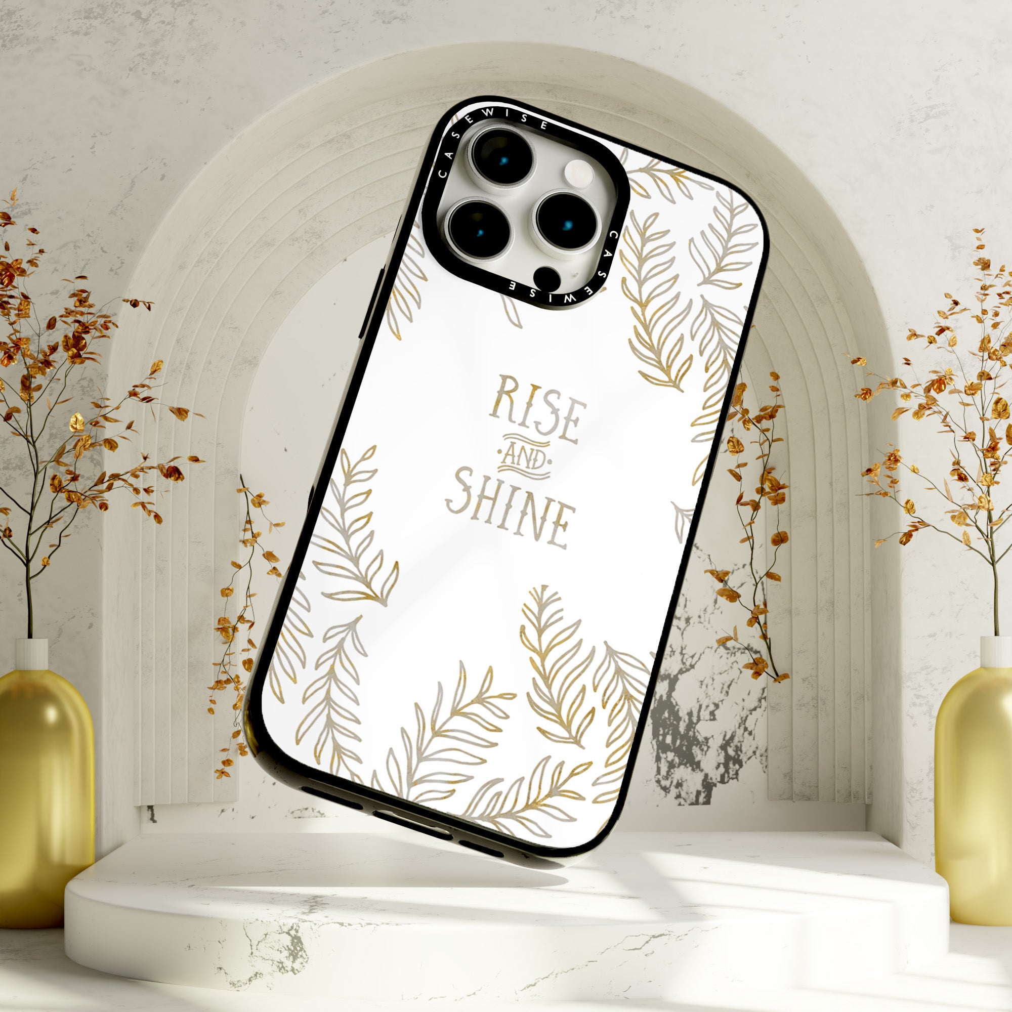 Grafikaufstieg & Shine |Gold & Marmor - Hülle