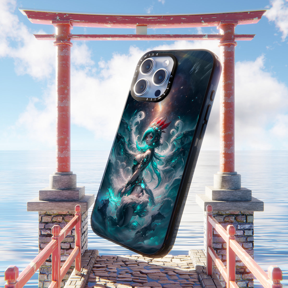 Das Wasseranime -Mädchen - Hülle