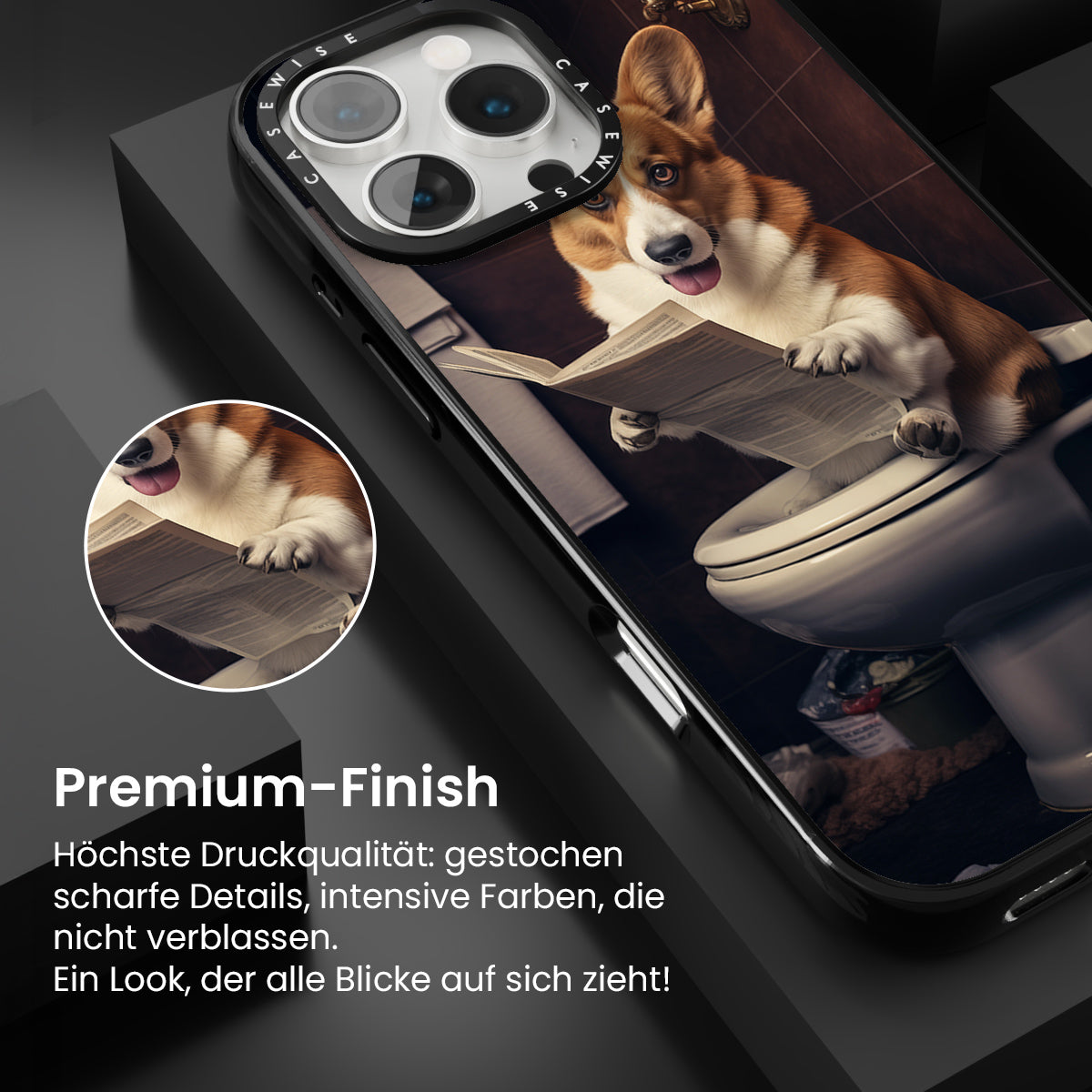 Corgi Toilette - Hülle
