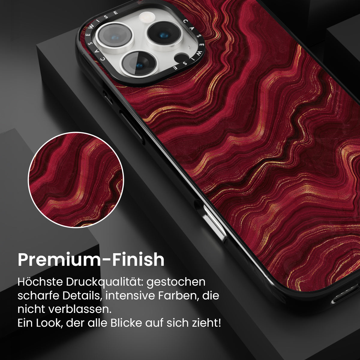 Rote Achat Textur 08 - Hülle