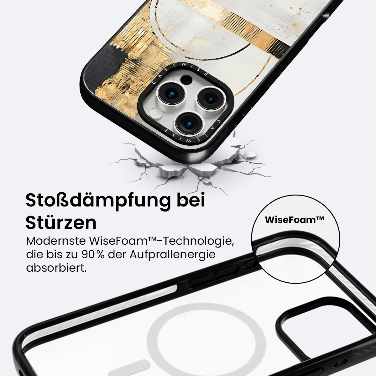 Abstrakte Kunstleichtigkeit - Hülle
