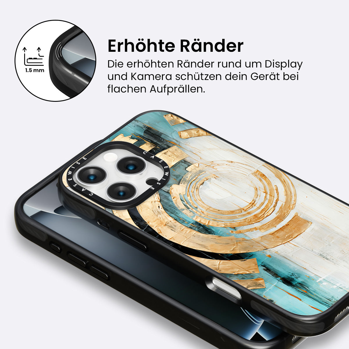 Abstrakte Kunst lebendige Sonne - Hülle