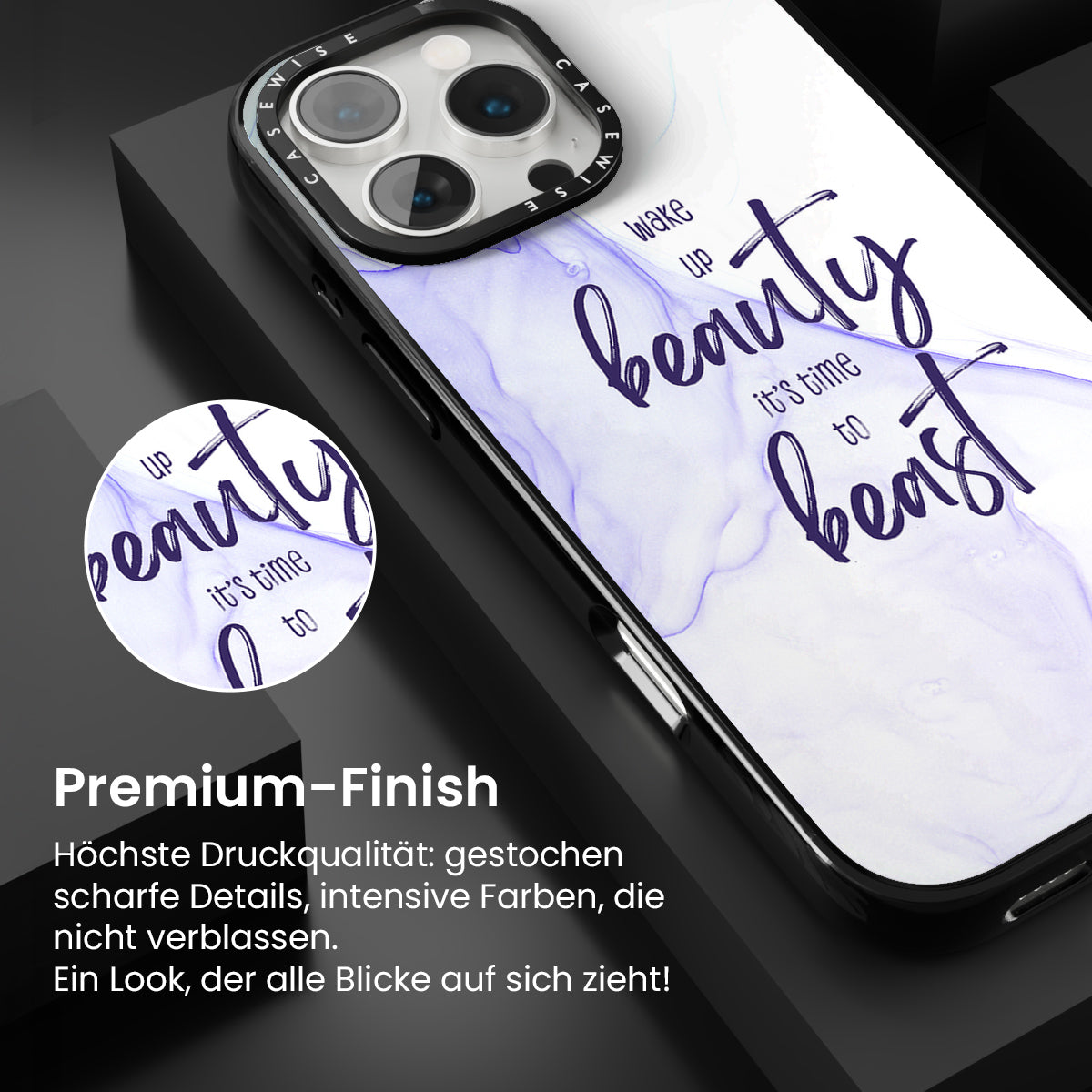 Wach die Schönheit auf, es ist Zeit zum Biest |Schwimmende Farben - Hülle