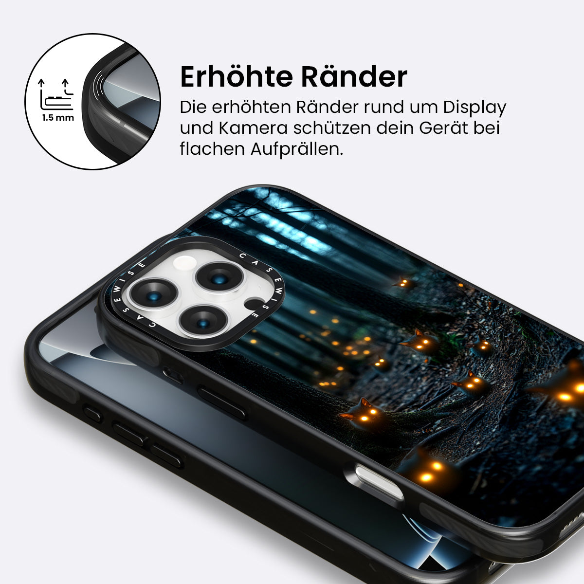 Dunkle Wald glühende Augen - Hülle