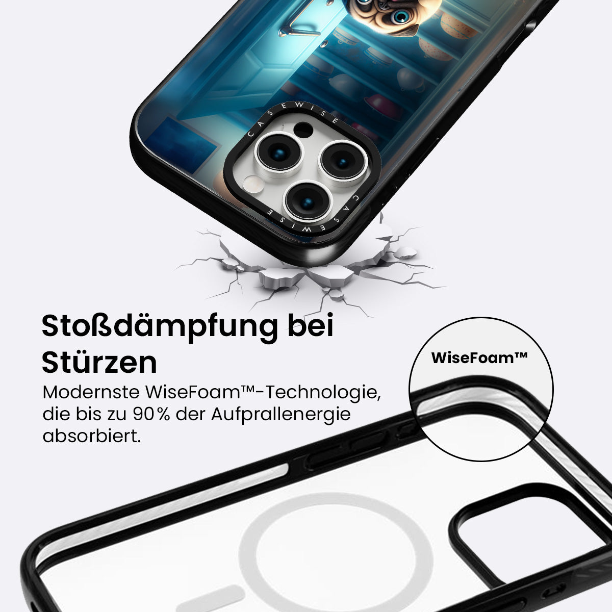 Mops stiehlt Donuts - Hülle
