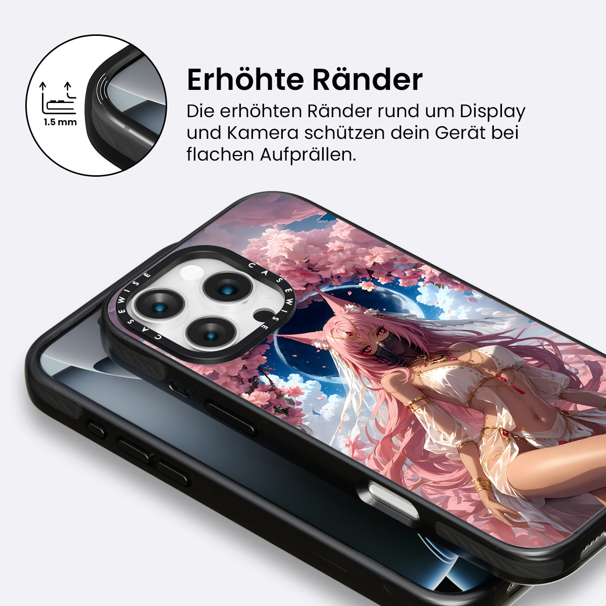 Kirschblüte Maskiertes Mädchen - Hülle