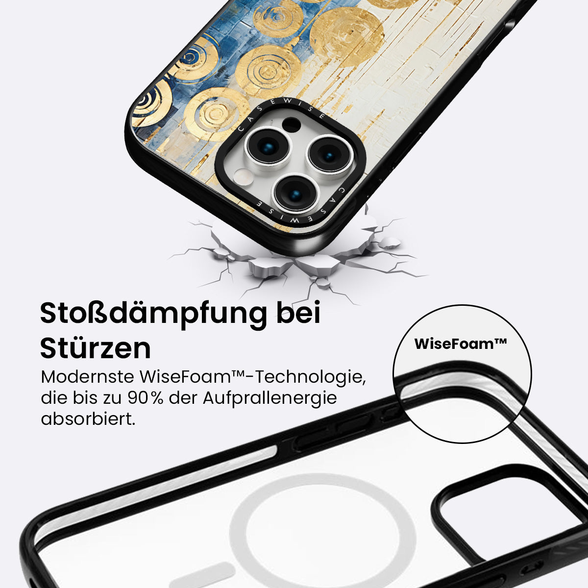 Abstrakte Kunstwasserspritzer - Hülle