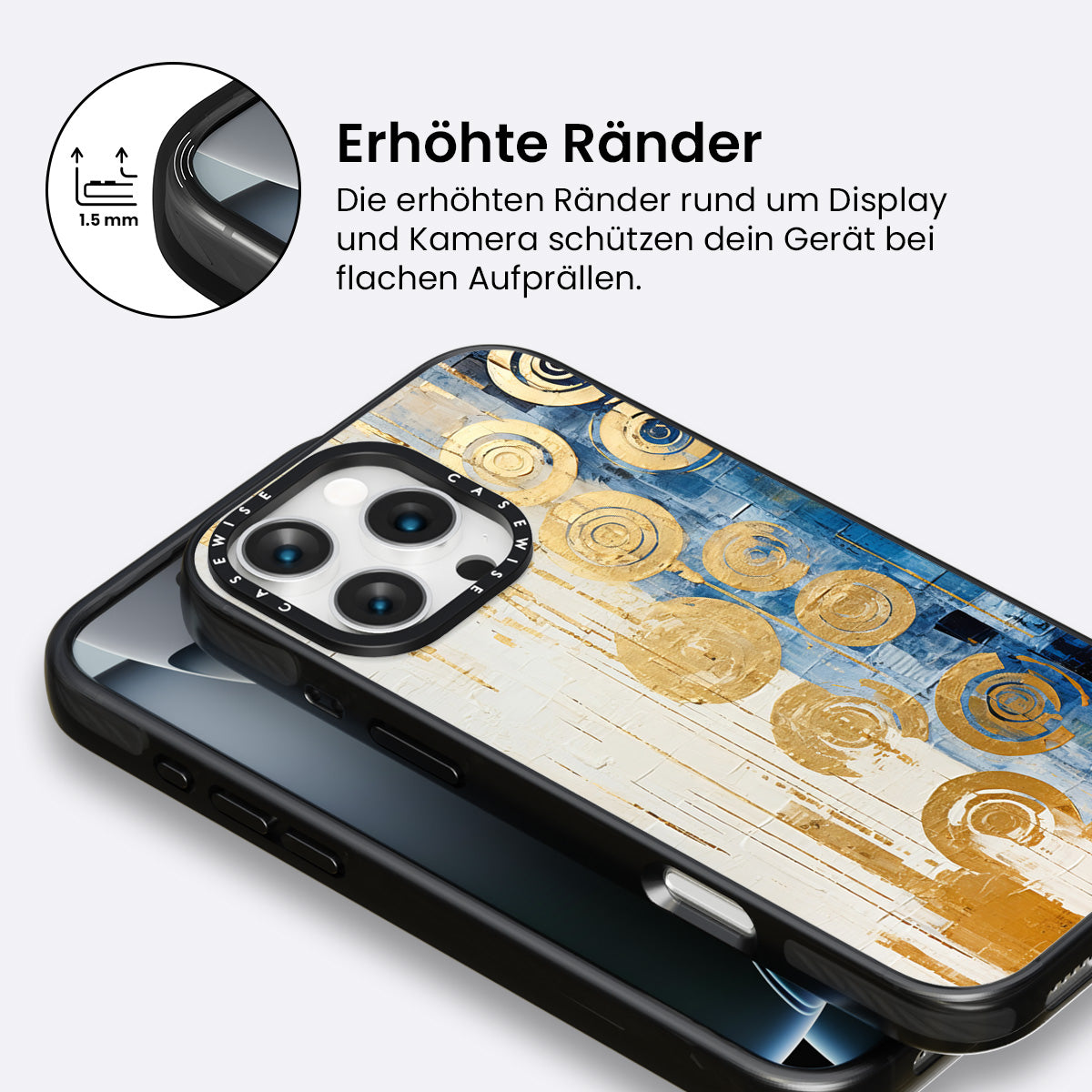 Abstrakte Kunstwasserspritzer - Hülle