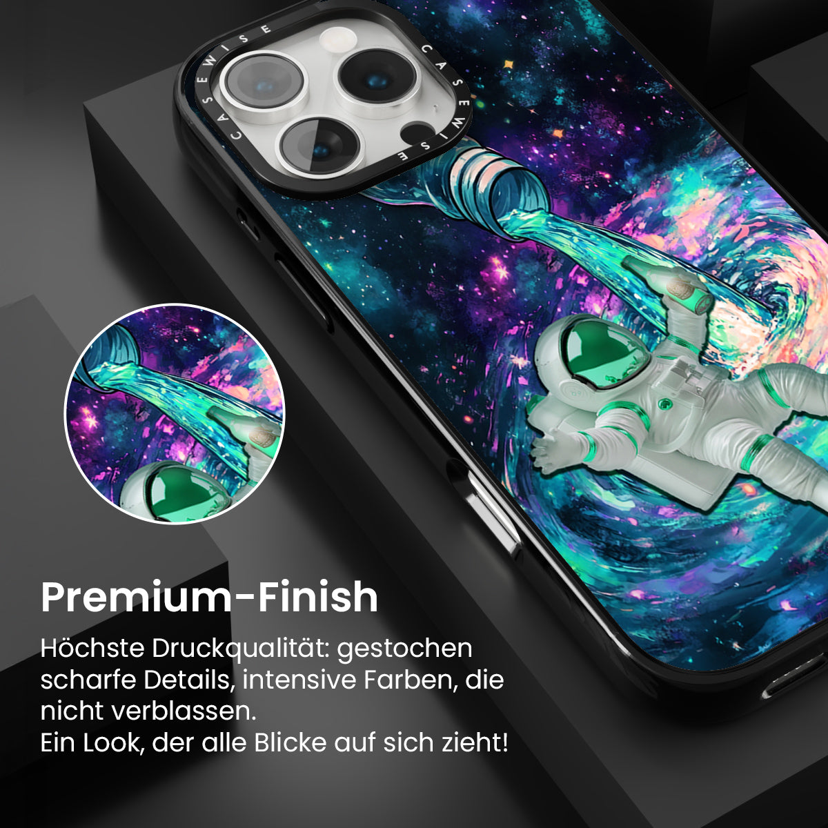 Cosmic Bar Flasche Astronaut trinken lustig - Hülle