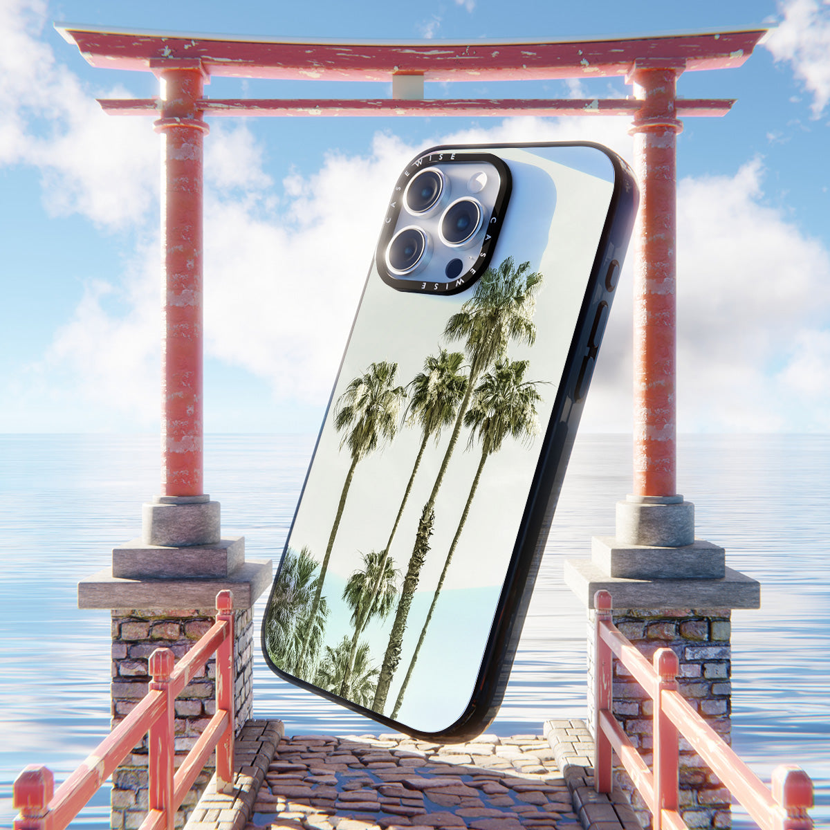 Palm Trees Summertime |Jahrgang - Hülle