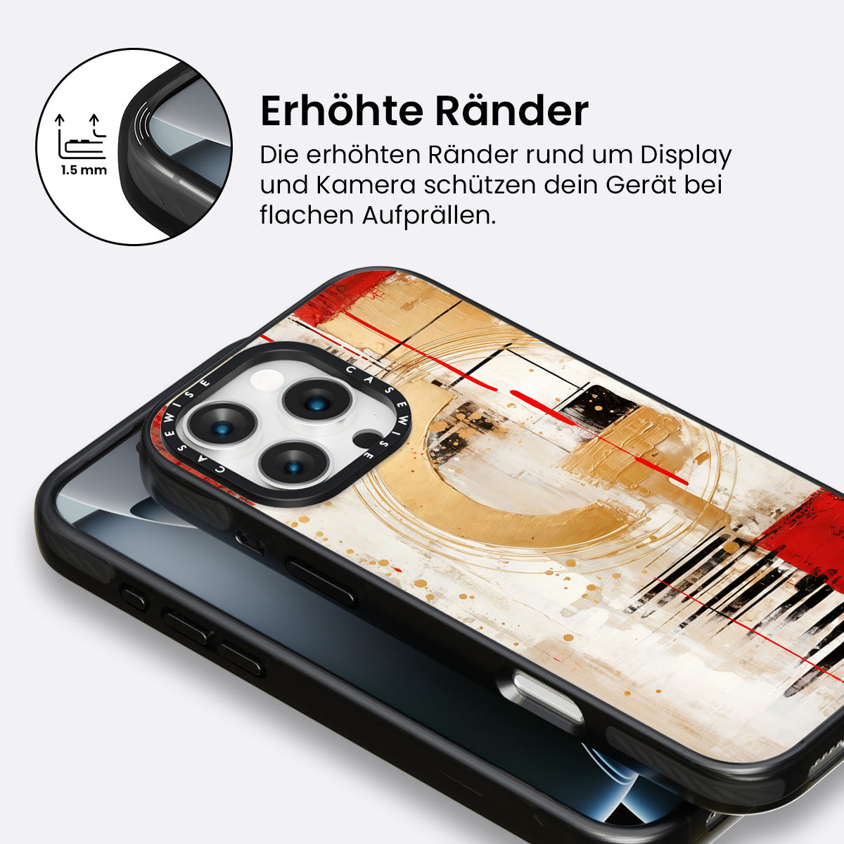Abstrakte kunstatmosphärische Aufregung - Hülle