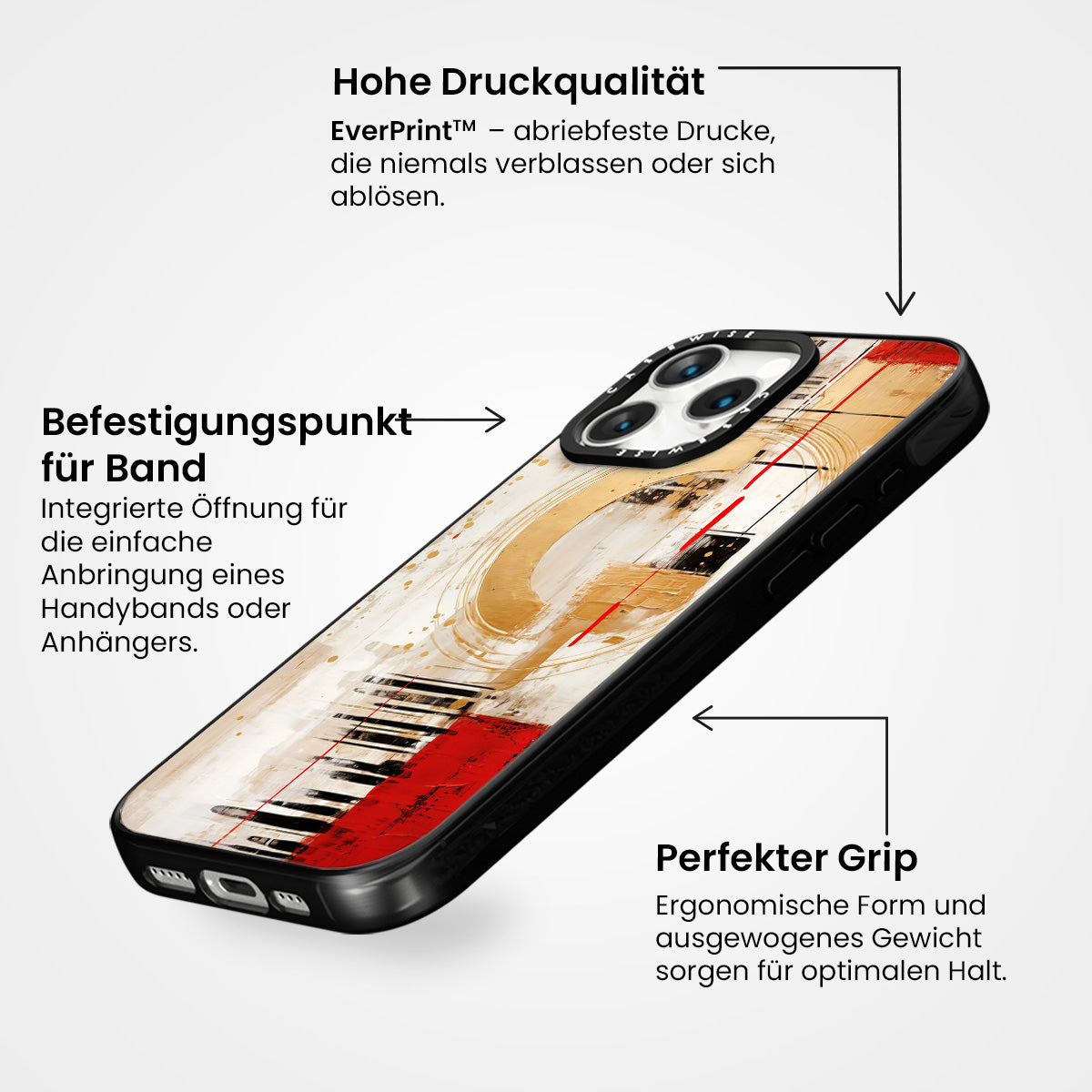Abstrakte kunstatmosphärische Aufregung - Hülle