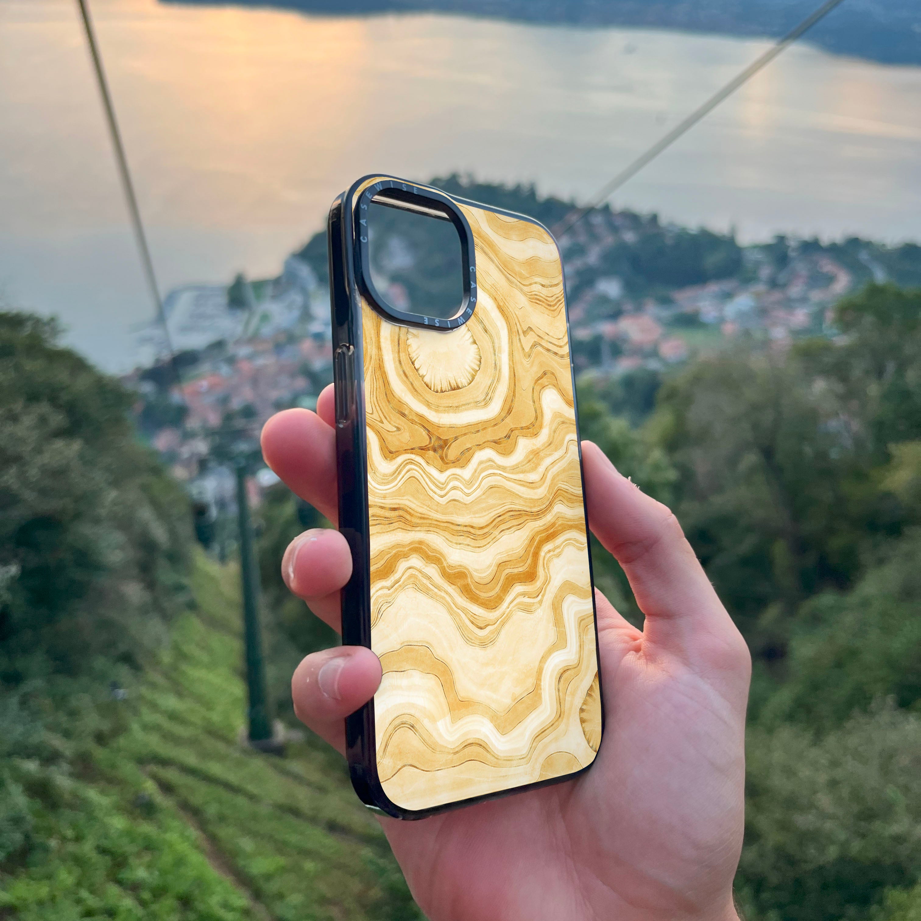 Goldene Achat Textur 10 - Hülle