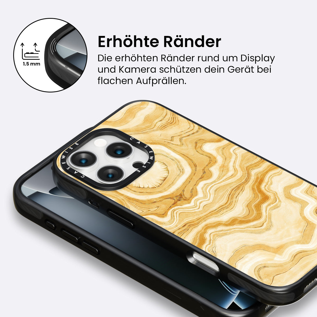 Goldene Achat Textur 10 - Hülle