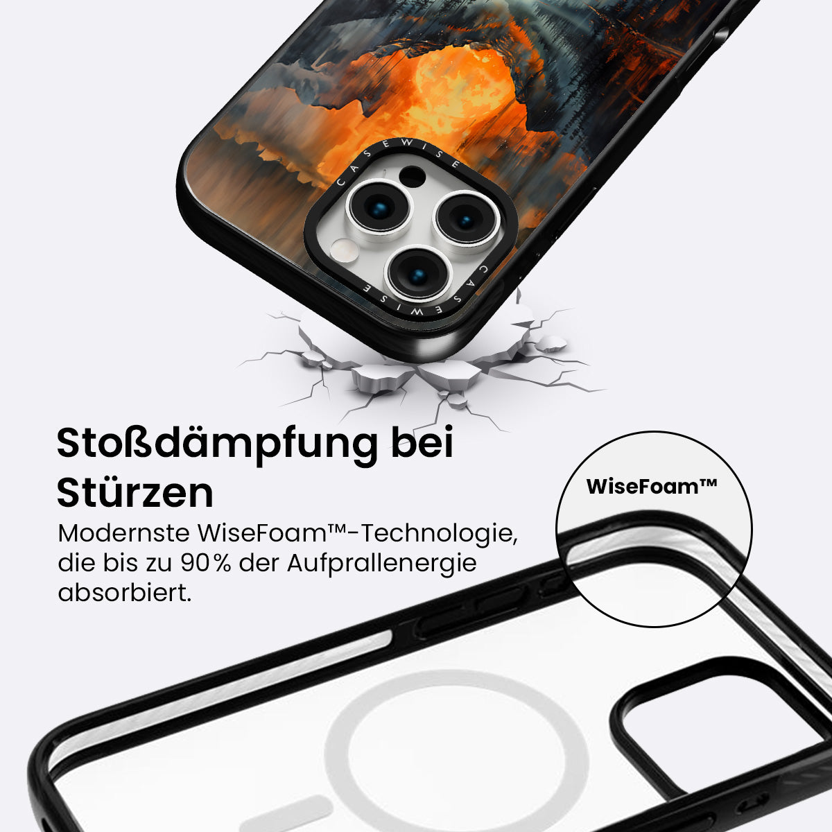 Orangefarbene Berge - Hülle