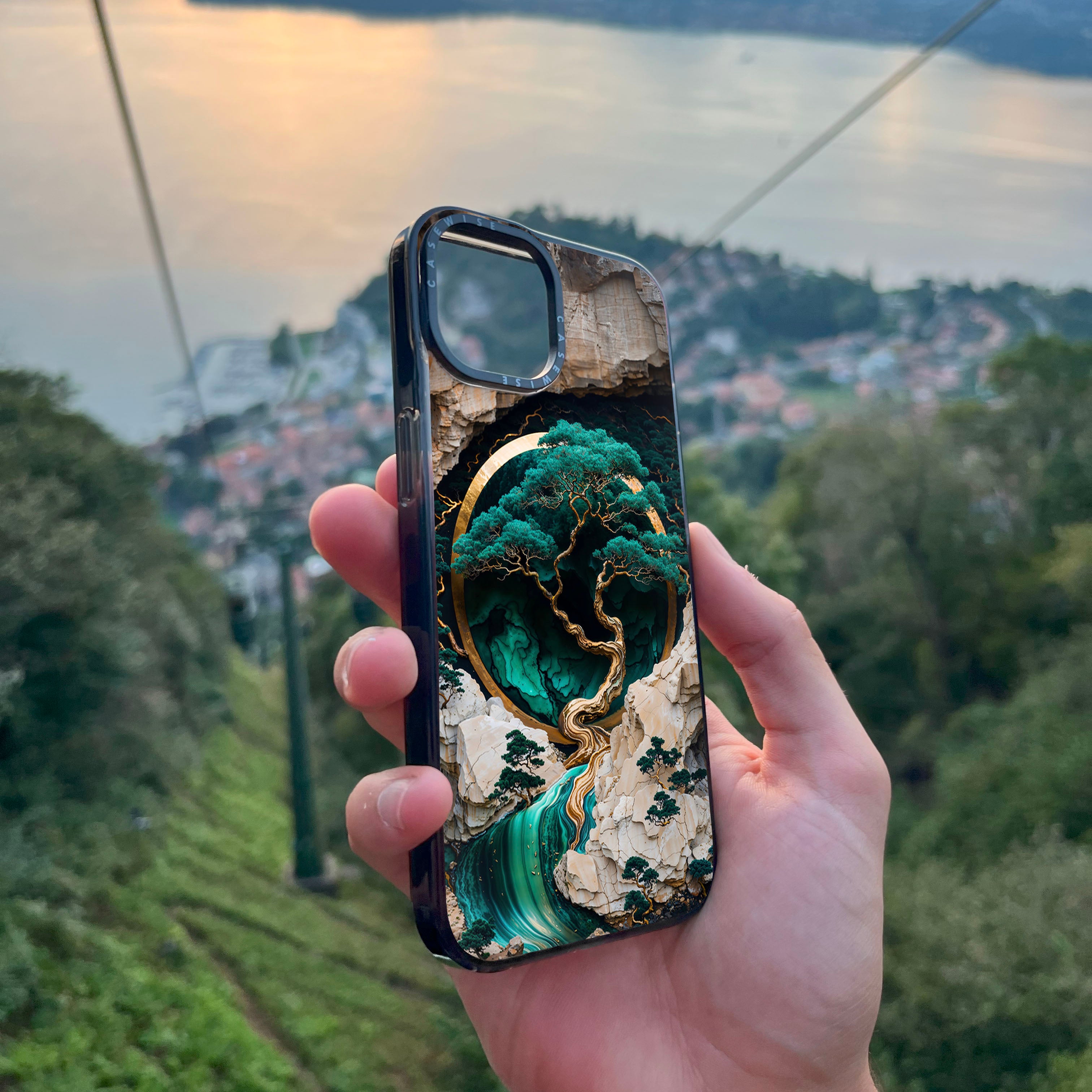 Bergbaum Kintsugi Kunst - Hülle
