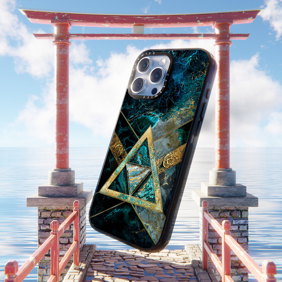 Triforce Pyramid Kintsugi - Hülle
