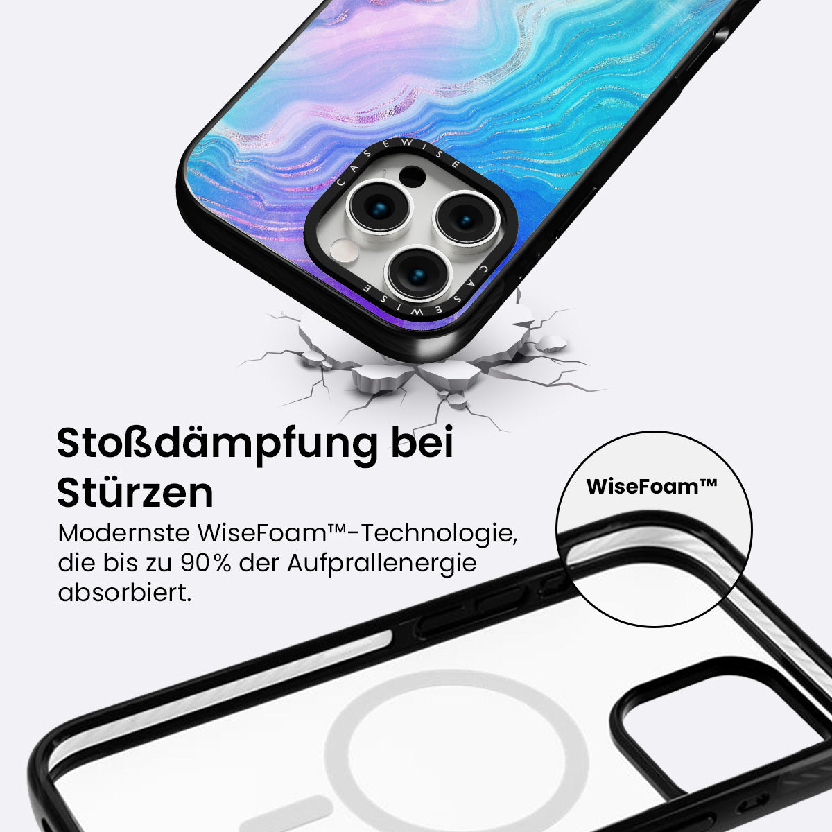 Neon -Achat -Textur 04 - Hülle