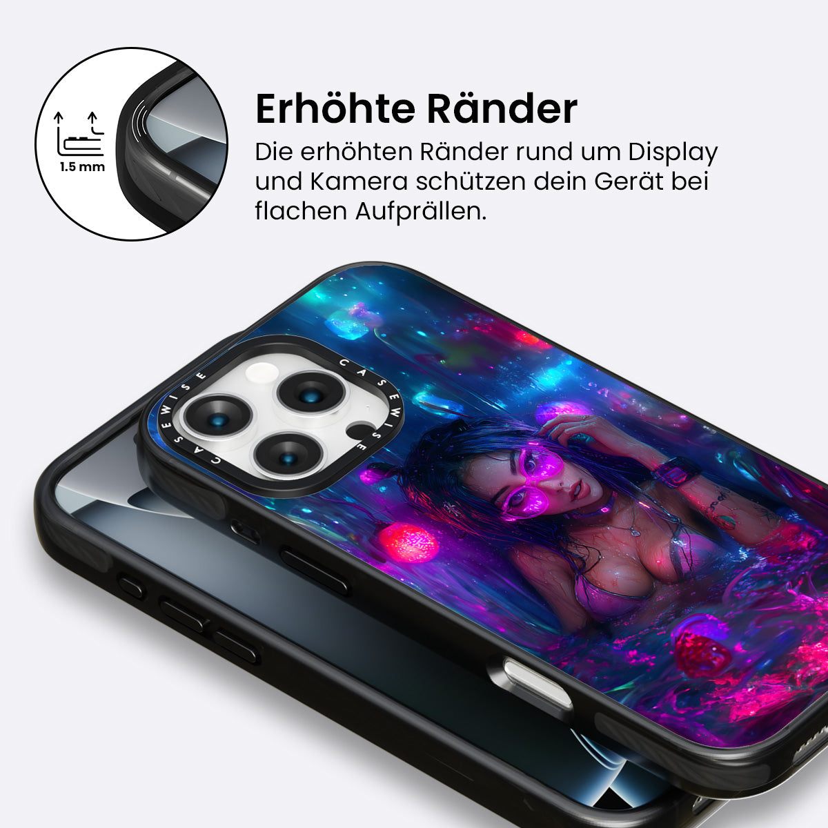 Party Cyberpunk Mädchen - Hülle