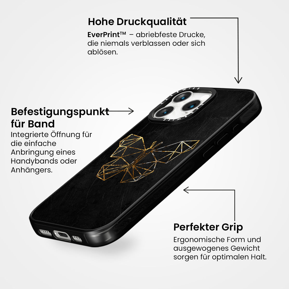 Gold Schmetterling - Hülle
