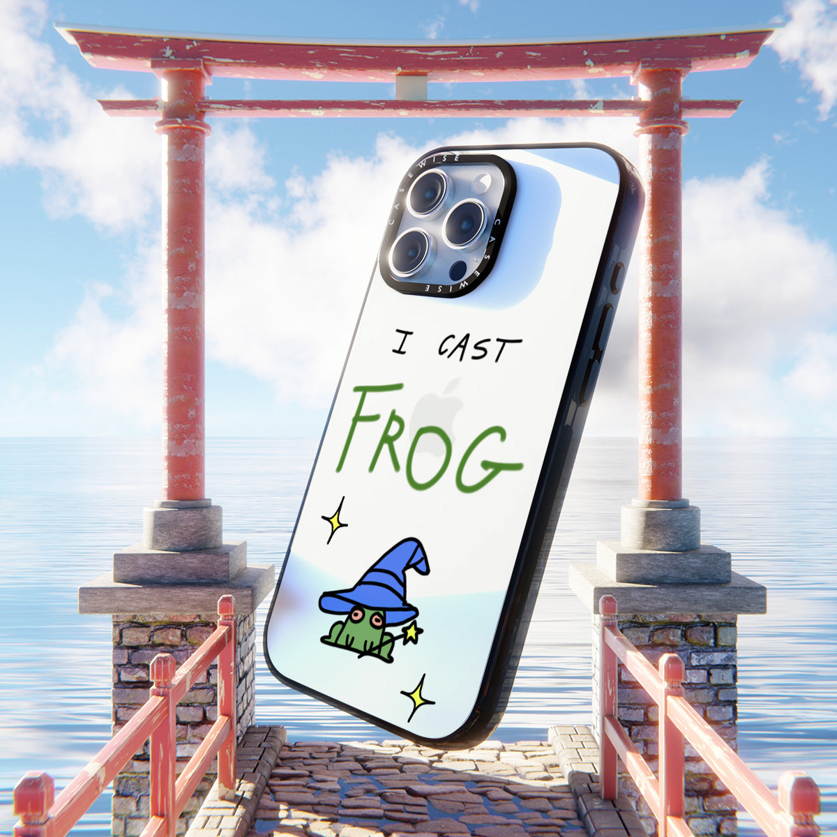 Ich werfe einen Frosch - Hülle