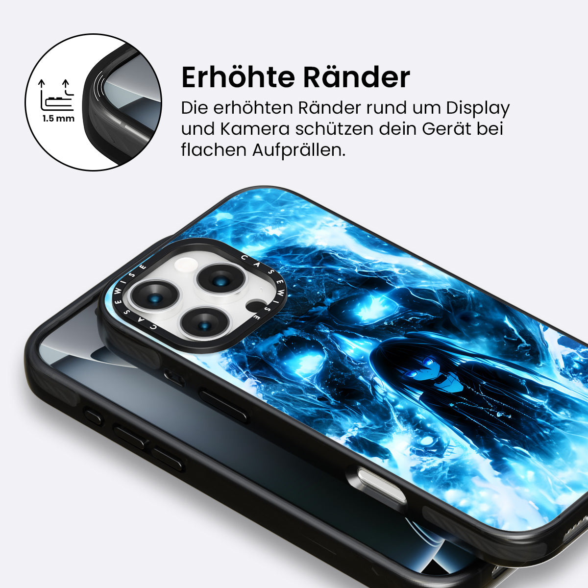 Gotischer blauer Zauberer - Hülle