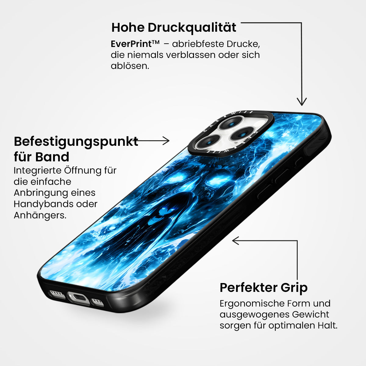 Gotischer blauer Zauberer - Hülle