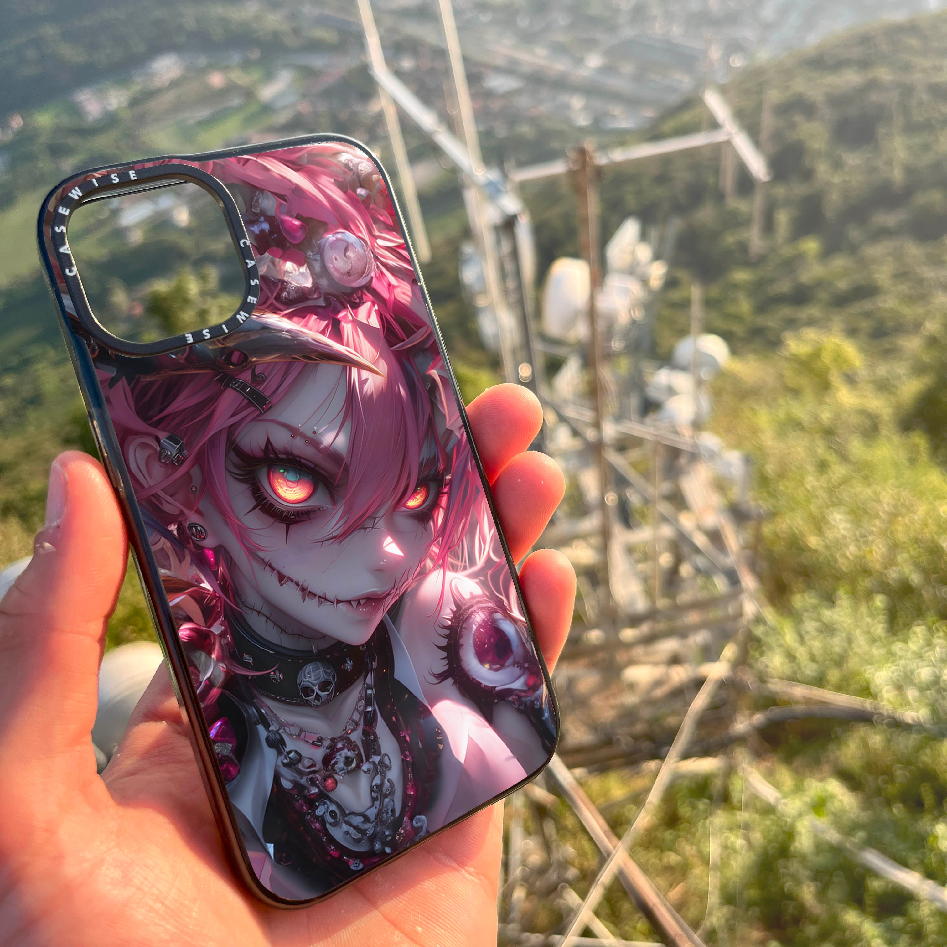Das rosa Psycho -Mädchen - Hülle