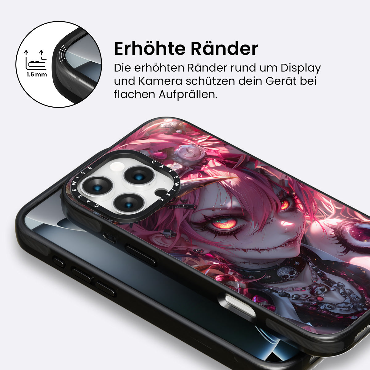 Das rosa Psycho -Mädchen - Hülle