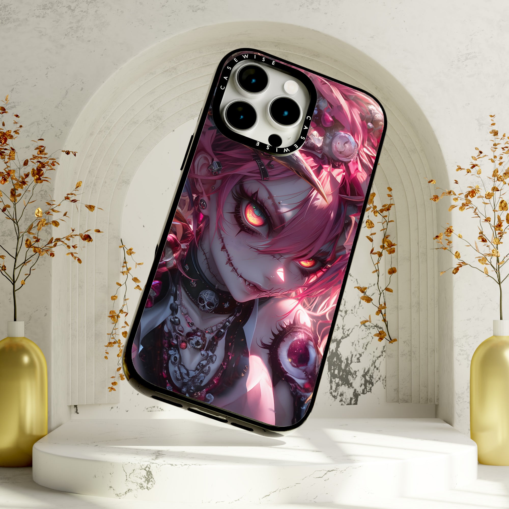 Das rosa Psycho -Mädchen - Hülle