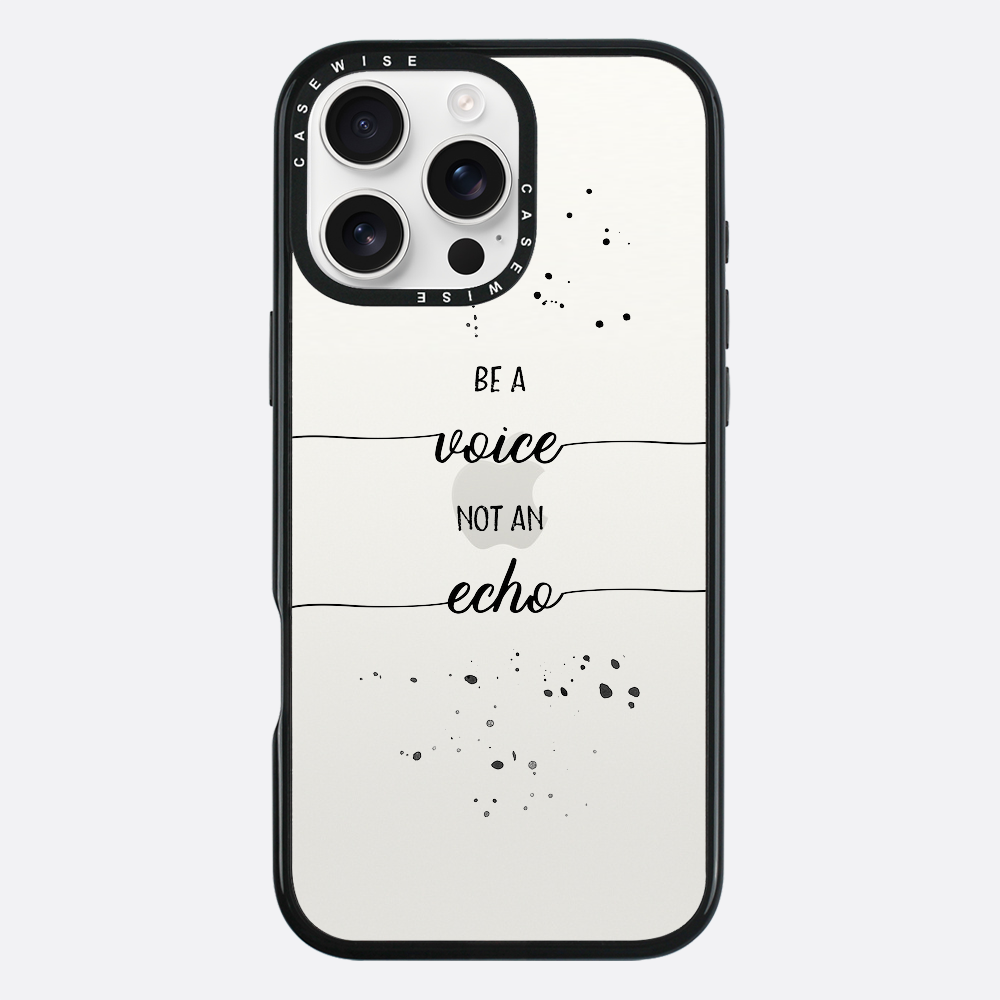 Textkunst ist eine Stimme, keine Echo - Hülle