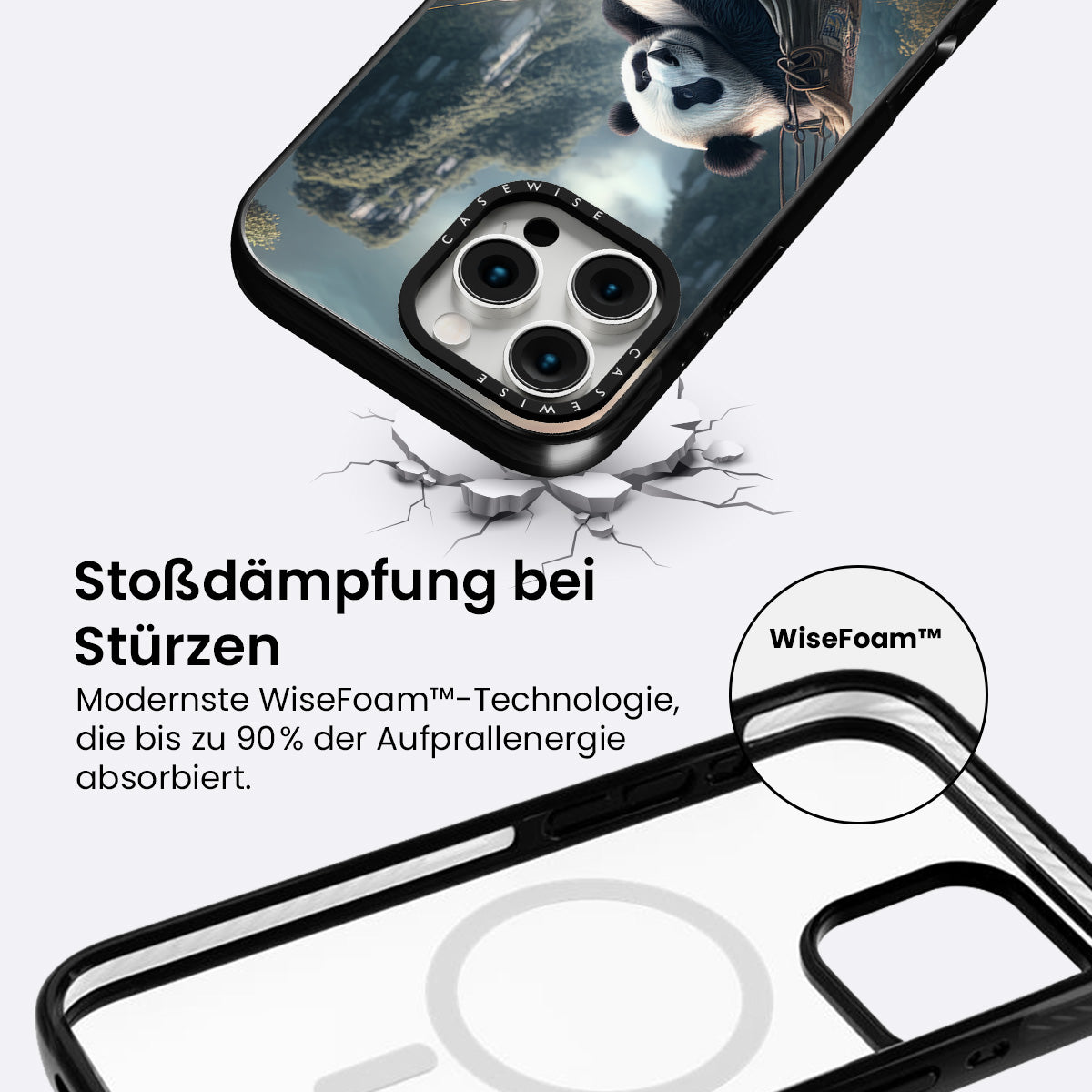 Panda Hängematte chillen - Hülle