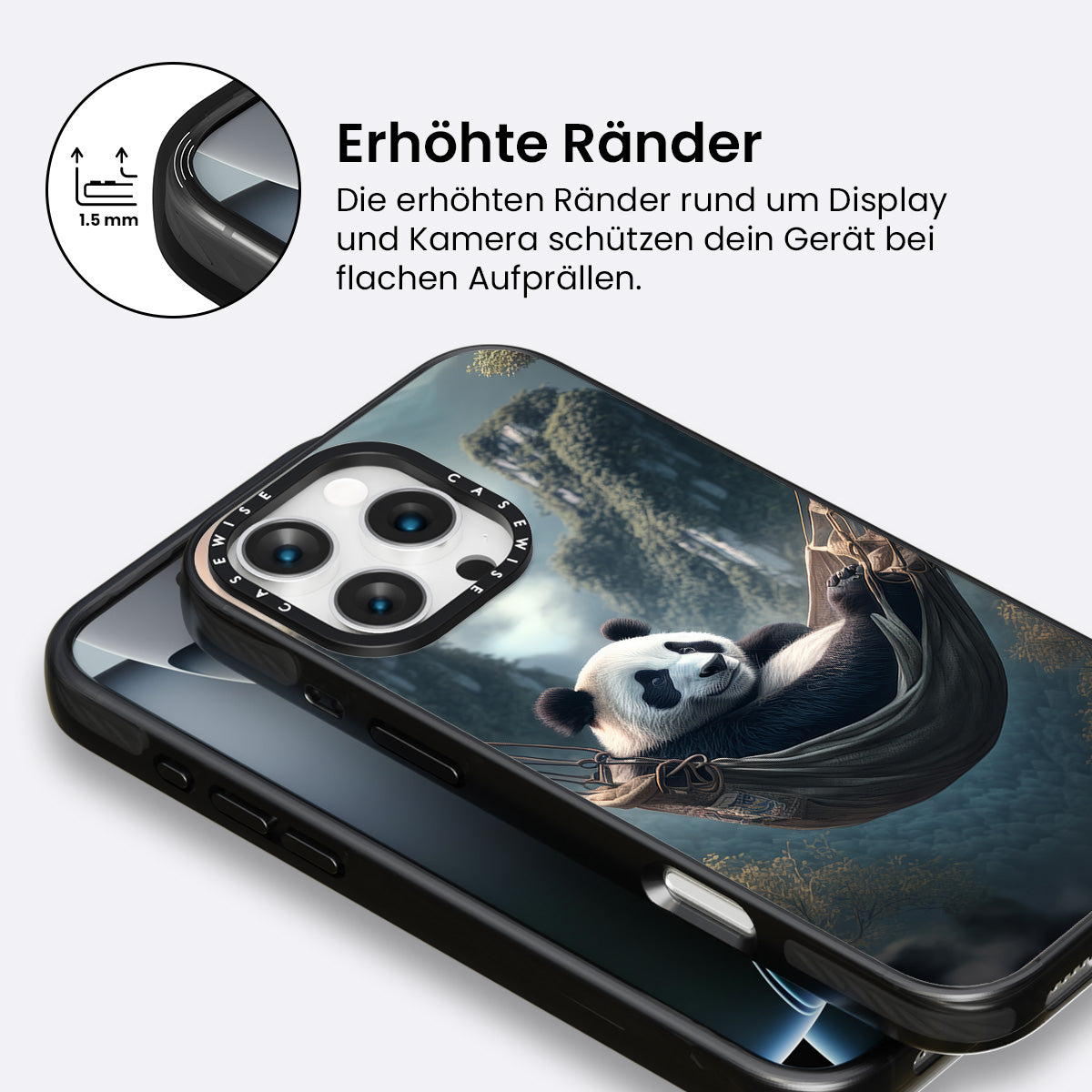 Panda Hängematte chillen - Hülle