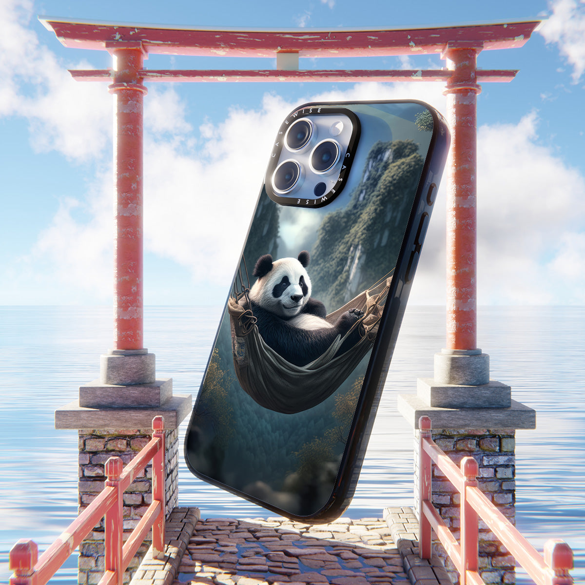 Panda Hängematte chillen - Hülle